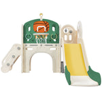 Combined Slide for Children Long Slide Storage Box Tunnel Steel