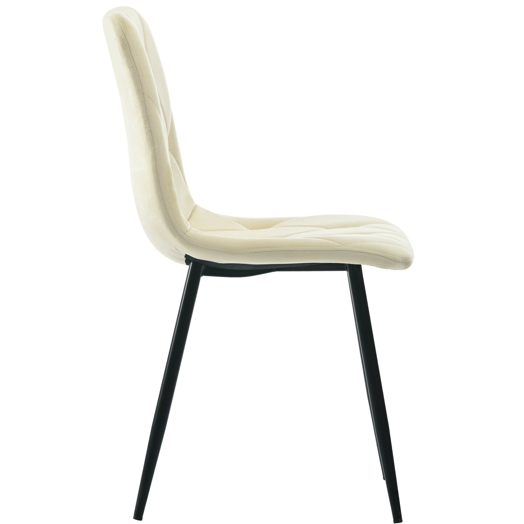 5-Piece Dining Set Round Marble Top Gold Legs 4 Velvet Chairs - Beige