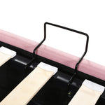Upholstered Bed, 180x200cm Hydraulic Storage, Multifunctional Double, Pink