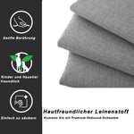 Children's Bed Upholstered, Hydraulic Storage, Linen, Grey