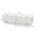 Coffee Table, High Gloss Living Room Table with Push-Pull Storage, Double-Sided Drawers