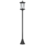 Solar Street Light LED, Cool White, Waterproof, Black