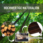 Flower Stand/Plant Shelf, Four-Tier, 123.5x33x80cm, Solid Charred Wood