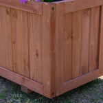 Raised Garden Bed Planter Trellis 72.5x31.5x149.5cm Natural Wood