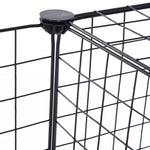 Small Animal Outdoor Enclosure, Flexible Metal Mesh, Black