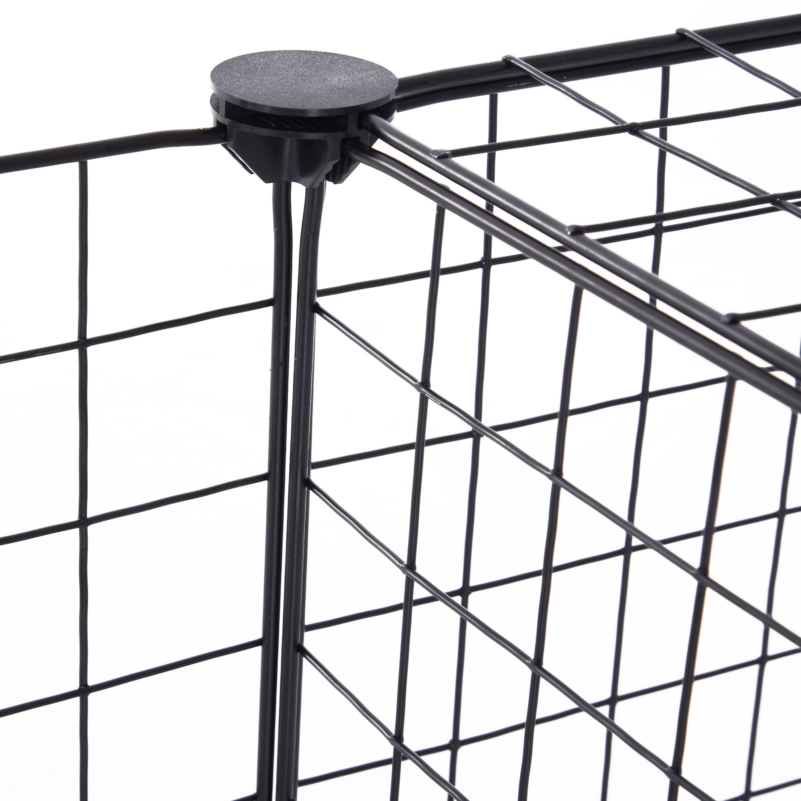 Small Animal Outdoor Enclosure, Flexible Metal Mesh, Black
