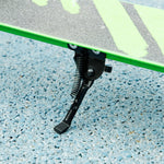 Children's Scooter with Double Brakes and Foldable Metal Frame, Green