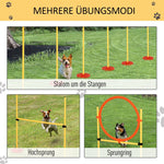 Dog Agility Set, 3-in-1 Hurdles with Carry Bag, Yellow