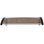 canopy front door pent canopy roof, weatherproof, 120x75cm, brown polycarbonate