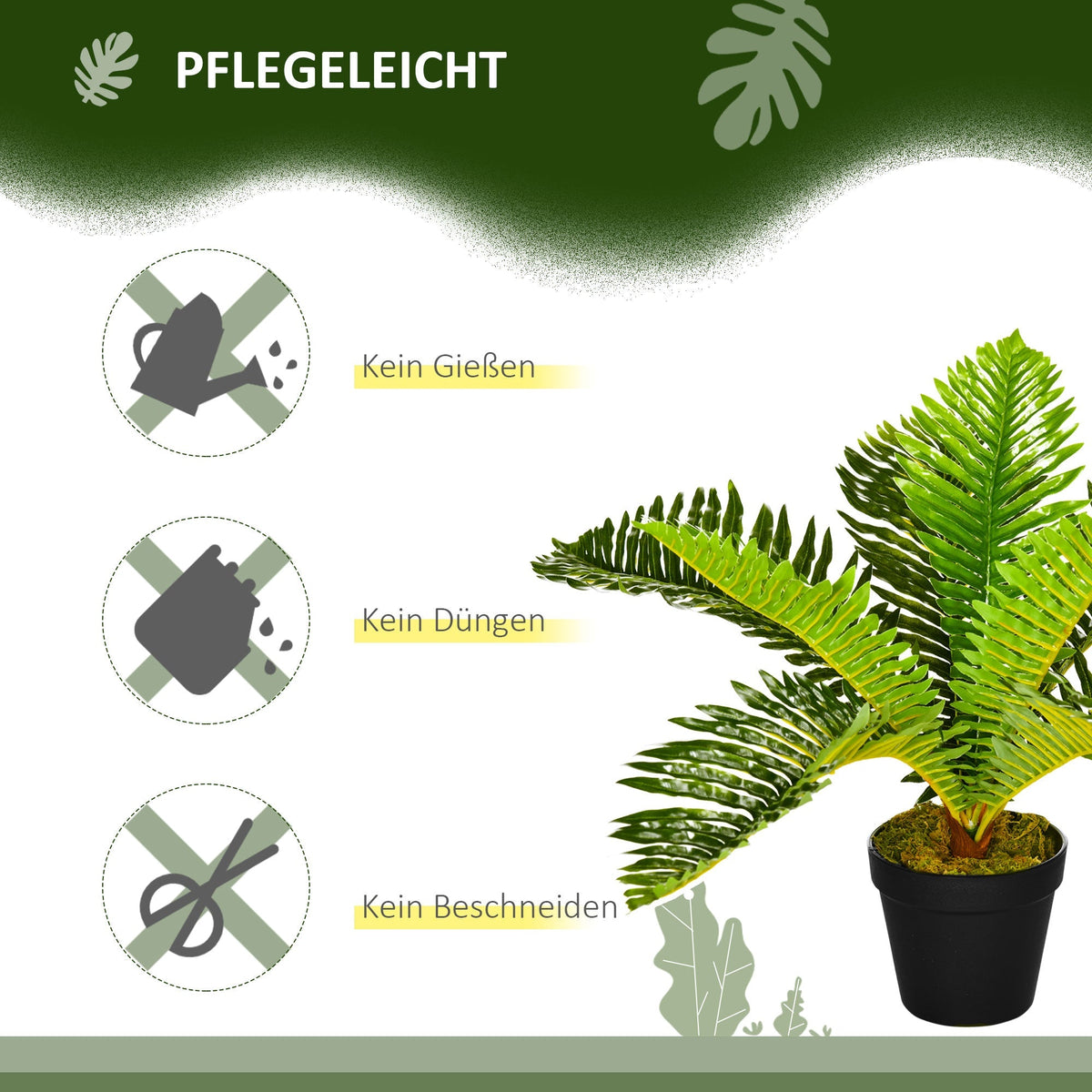 Pot, Houseplant 50 cm, Green