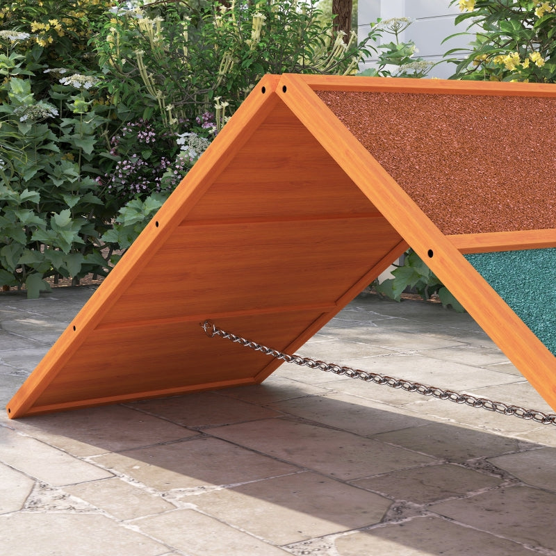 Agility Dog Ramp, Foldable, Adjustable Height, Non-Slip, Fir Wood