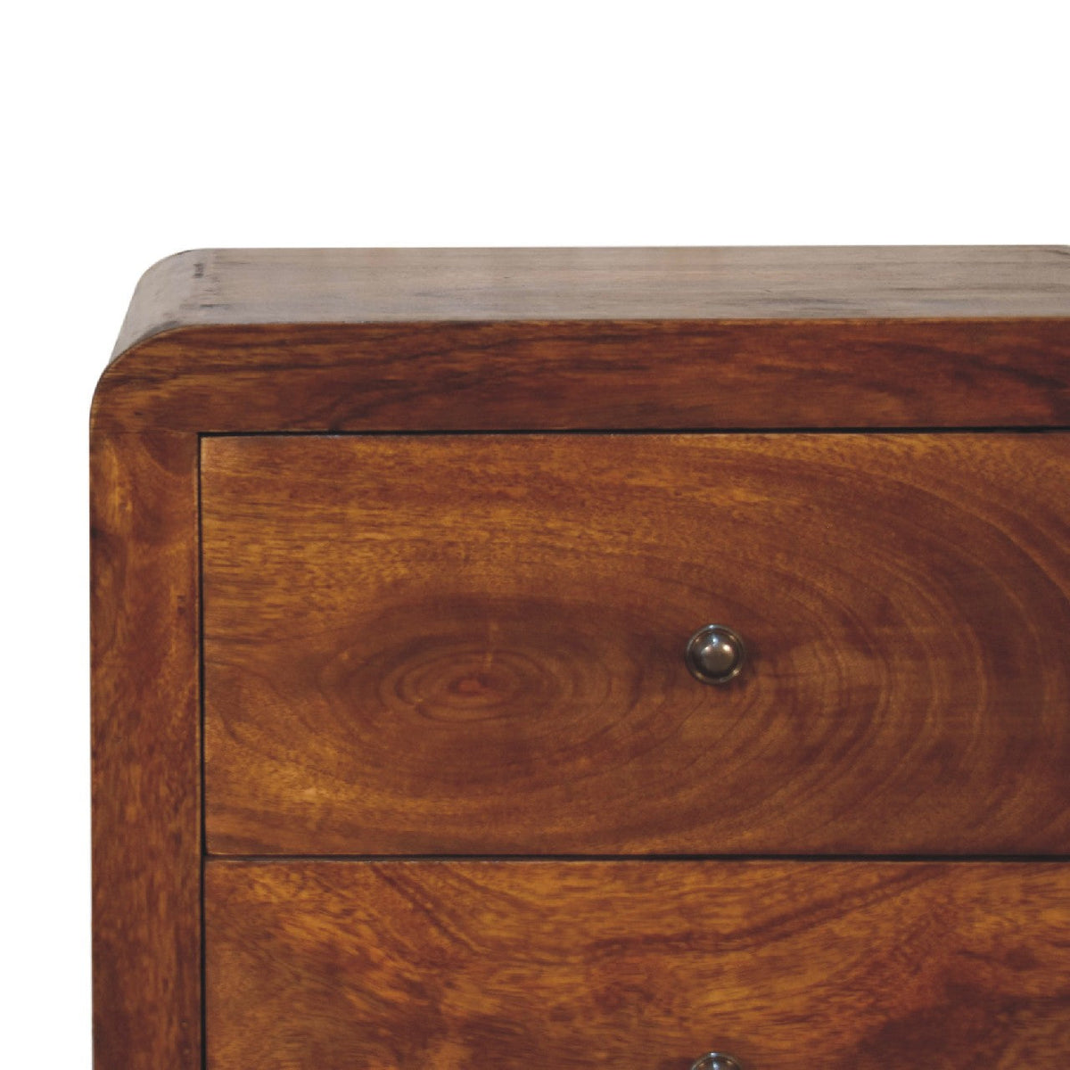 Aspen Tallboy 5-Drawer Solid Wood, Brown