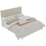 Platform Bed Dutch Fleece Slatted Base