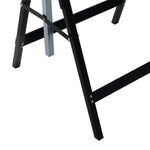 Scaffolding Trestle, Folding Height Adjustable 200 kg, Steel Black