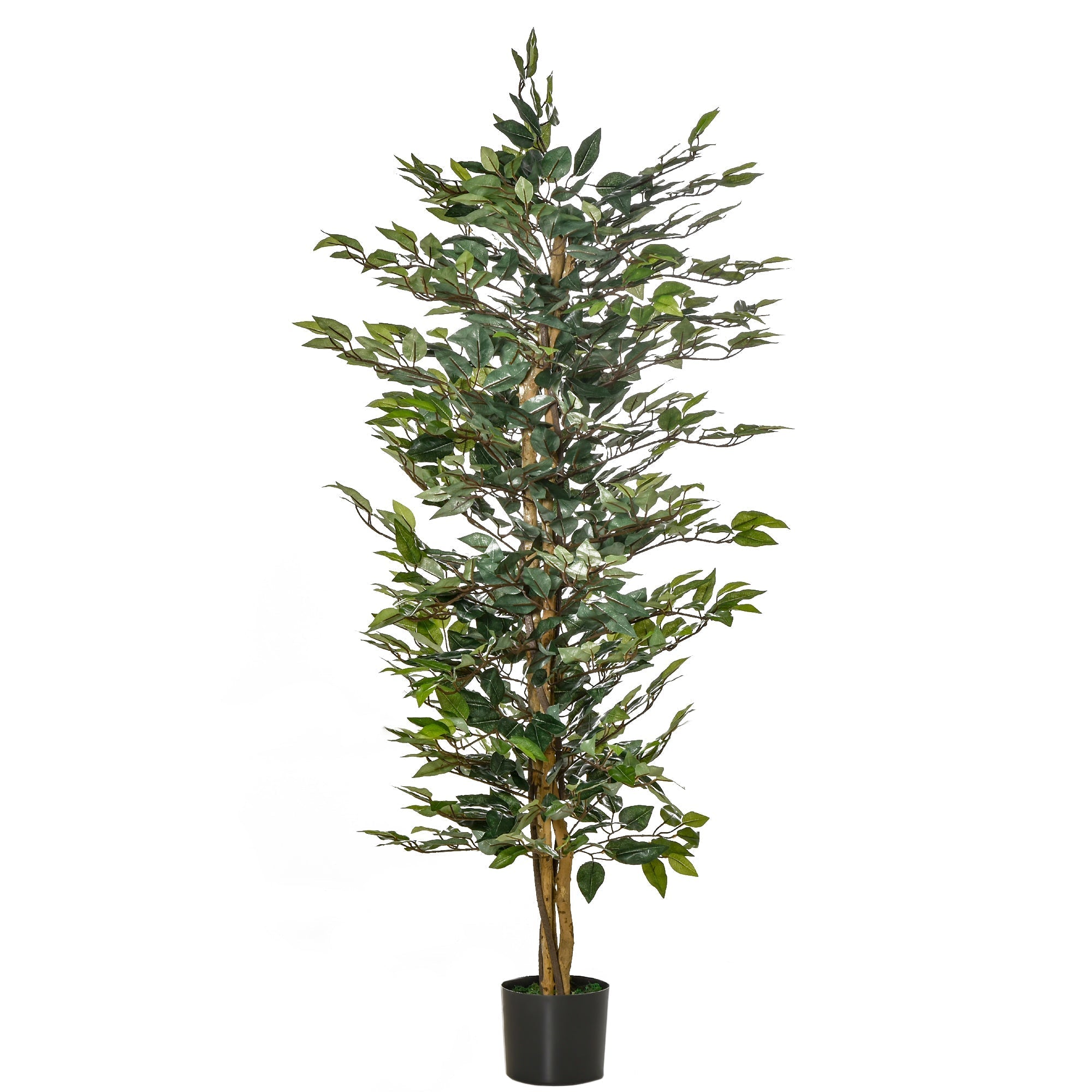 Artificial Ficus Tree 150cm Indoor/Outdoor Plastic Pot
