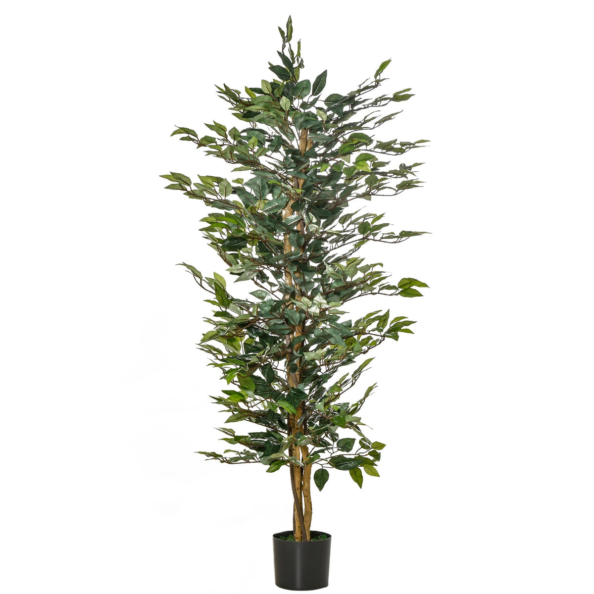 Artificial Ficus Tree 150cm Indoor/Outdoor Plastic Pot