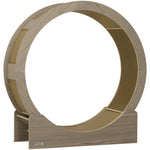 Cat Wheel Exercise Wheel, 91cm with Brake, Walnut