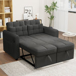 Loveseat Sofa 3-in-1 Pull-out Adjustable Backrest USB Modern Design