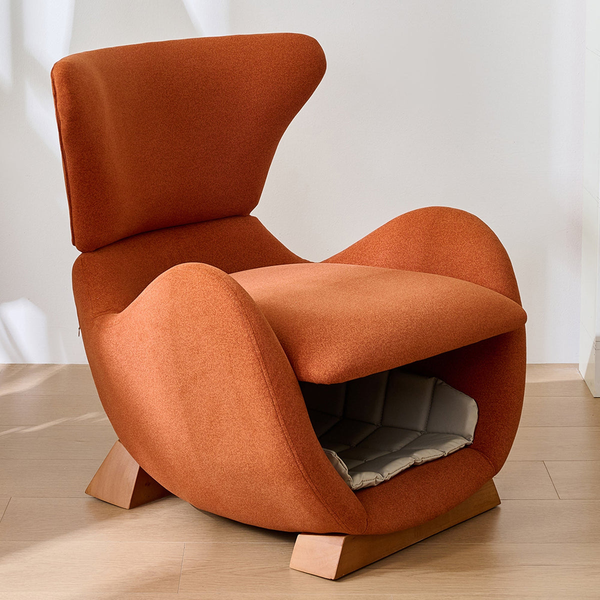Designer Lounge Chair - Pet-Friendly, Anti-Scratch Fabric