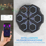 Music Boxing Machine, Bluetooth, 9 Speeds, Wall-Mounted, Black