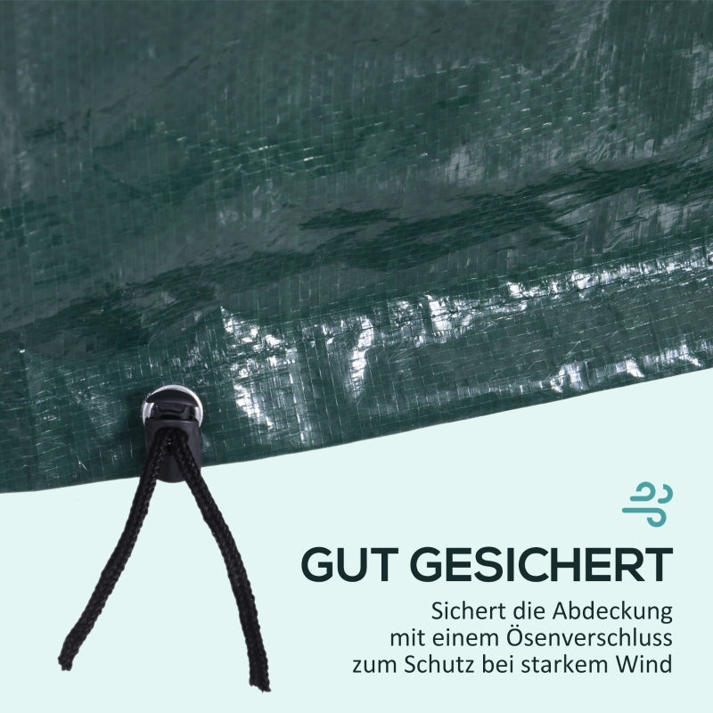 Tarpaulin Garden Furniture Cover Waterproof UV Protection PE Green