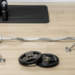 Weight Plates Tri-Grip 2x5KG, floor-friendly, three handles, Rubberized