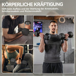 Dumbbell 35 kg Anti-Slip Grip - Black/Silver