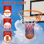 Basketball Rim Replacement, 45.72cm Heavy Duty Flex, Orange