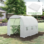 Greenhouse Cover, Weather-Resistant, Transparent