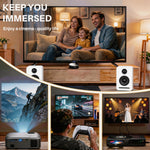 5.1 Wireless Home Cinema System Dolby Atmos WISA Low Latency Monaco Surround Set - White