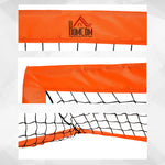 Football Goals, Foldable Mini Metal with Oxford Fabric, Orange