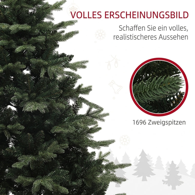 Artificial Christmas Tree, 180cm 1696 Spruce Tips, Green