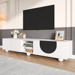 TV Stand 180x40x41.5cm Low Unique Design Modern