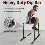 Parallel Bars, Adjustable Height, Heavy-Duty Steel
