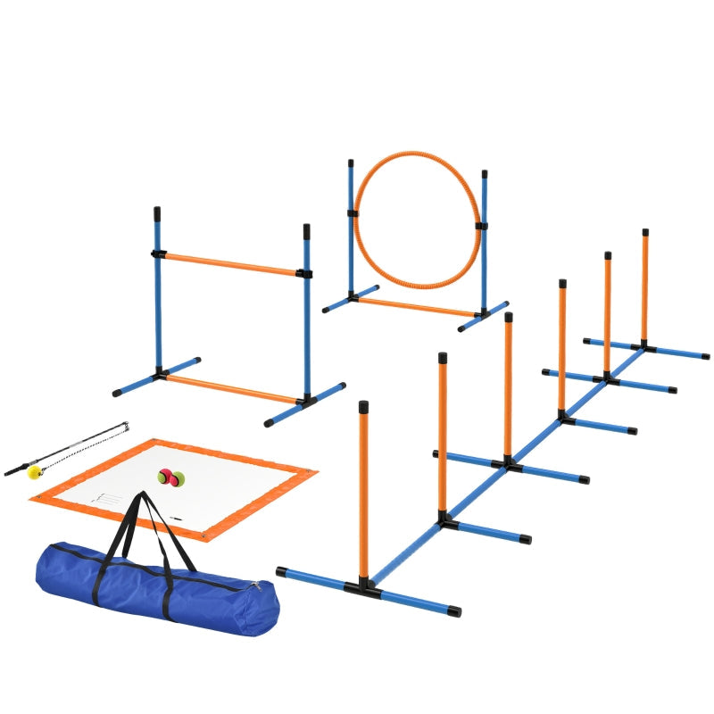 Agility Set, Dog Training 7-Piece Hurdle Equipment, Yellow