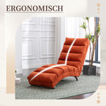 Relaxation Lounger with Full Body Support and Vibration Function, Bagcloth