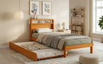 Wooden Bed 90x200cm with 90x190cm Pull-Out Bed, Wood
