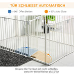 Puppy Playpen, Flexible Foldable 8 Panels, White