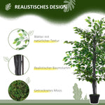 Artificial Banyan Tree, Natural-looking Decoration, 20 x 145 cm, Solid Wood