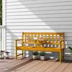 2-seater Garden Bench, Weatherproof Folding Table, 320 kg, Teak Wood