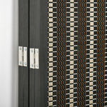 Folding Screen 4-Part, 180 x 180 cm Room Divider, Brown Bamboo