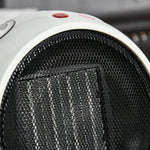 Fan Heater Electric Heater 900W/1500W, White and Black PP Plastic