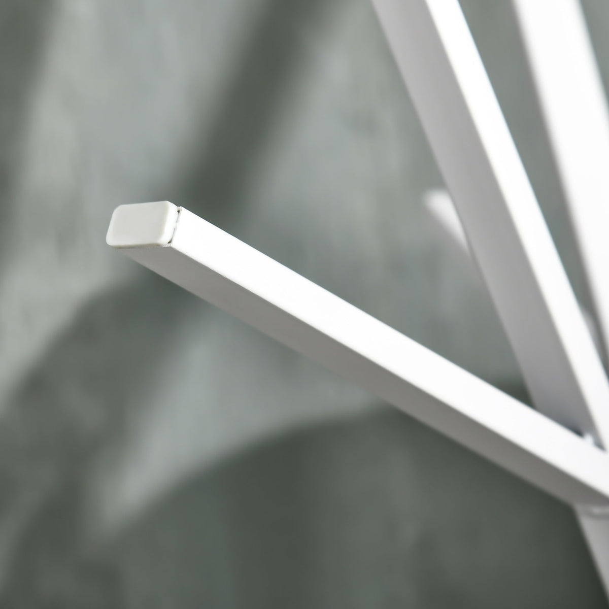 Coat Rack, Standing Hallway, Metal White