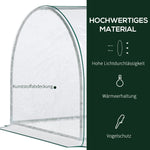 Greenhouse with Door, Cold Frame, Plant Growing, Steel PVC