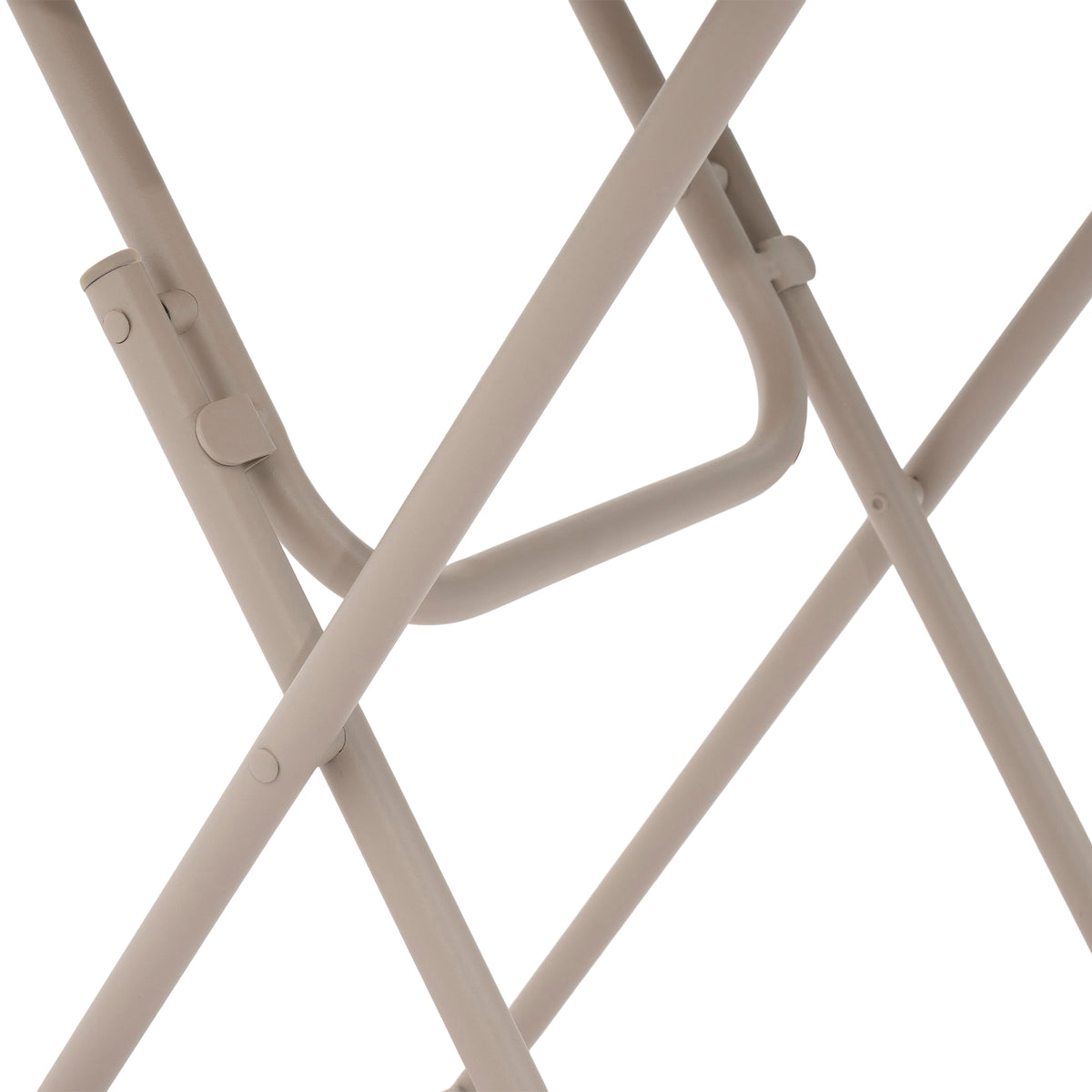Outdoor 3-Piece Foldable Bistro Set, 2 Chairs & 1 Table, Beige