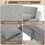 Sofa Bed, Multifunctional Folding Adjustable Backrest 180x127cm
