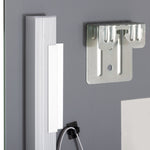 Kleankin Bathroom Mirror, LED, Touch Switch, Aluminum