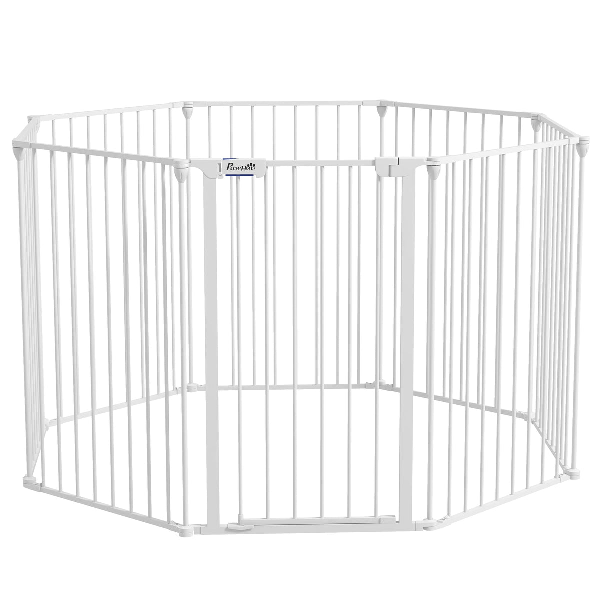 Puppy Playpen, 90cm High, 8 Panels, Foldable, Grey