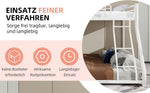 Bunk Bed, Twin Over Full with Ladder & Guardrail, Heavy Duty Metal