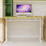 Adjustable Study Desk, Height-Adjustable Multi-Purpose Home/Office, Compact Design